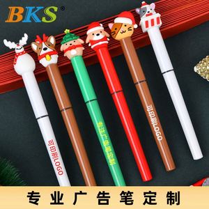 High Capacity Plastic Gel <b>Pen</b> with Cute Animals 0.5mm Writing Width Popular Christmas Advertising Gift - Product Image 3