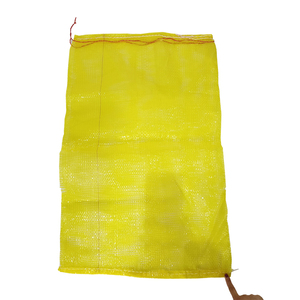 Sacs en filet circulaires avec étiquette, taille personnalisée 10 kg 20 kg, sacs à cordon pour oignons, pommes de terre et autres produits. - Product Image 2