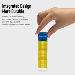 Ensemble de blocs de construction magnétiques fournis par l'usine, OEM ODM, boîte personnalisée avec logo et aimants puissants - Product Image 2