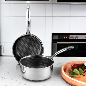 <span class=keywords><strong>3</strong></span> <span class=keywords><strong>Quart</strong></span> Không Dính Sữa Nồi Với Nắp Kim Loại Đồ Dùng An Toàn Ở Mát Xử Lý Thép Không Gỉ Nồi - Product Image 4