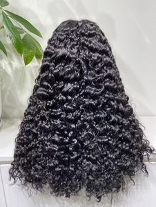 Pelucas de Cabello <span class=keywords><strong>Humano</strong></span> Transparente con Encaje Frontal 13x4 para <span class=keywords><strong>Mujer</strong></span>, Peluca de Ondas de Agua con Parte Media Pre-Desplumada, Pelucas con Encaje Frontal de 10-30 Pulgadas - Product Image 4