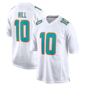 Jersey Koleksi Rivali Miami 2026 17 Jaylen Waddle 1 Tua Tagovailoa 10 Tyreek Hill Seragam Sepak Bola Jahitan - Product Image 5