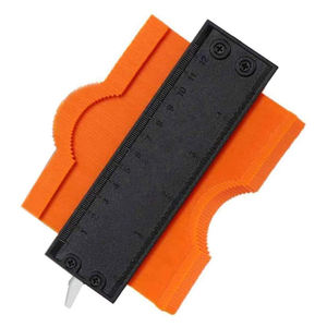 Jauge de contour de duplicateur d'outil de profil OEM personnalisé de 5 pouces élargissement irrégulier avec matériau ABS en forme de verrouillage en métal - Product Image 1