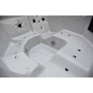 BIGEER BG-8819 Spa extérieur pour 5 personnes, 30 jets de massage, acrylique Aristech USA, isolation thermique Balboa, avec lumière LED à l'ozone - Product Image 6