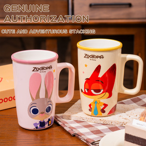 Vajilla al por Mayor, Tazas de Cerámica de <span class=keywords><strong>Disney</strong></span> Zootopia, Lindas Tazas con Asa, Tazas de Café, Tazas de Leche para el Hogar y la Oficina, y para Regalo - Product Image 4