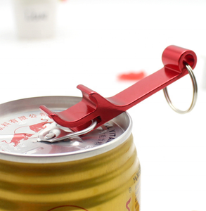 Duurzame Aluminium Matte Kaart Bierflesopener Sleutelhanger Custom Logo Laser Grave Openers Voor Thuis Kamperen En Feest - Product Image 3