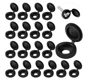 Cache-vis articulés en plastique, couvercles rabattables <span class=keywords><strong>pour</strong></span> vis, capuchons à clipser <span class=keywords><strong>pour</strong></span> vis, couvercles à bascule <span class=keywords><strong>pour</strong></span> rondelles - Product Image 1