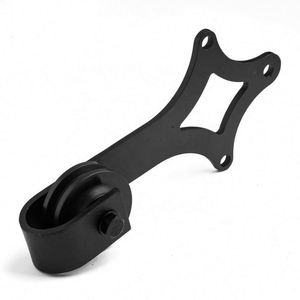 WEKIS Heavy-Duty Indoor/Outdoor Modern <b>Mini</b> Slide Barn Door Hardware Satin Black Carbon Steel Brass 120kg Load Capacity - Product Image 6