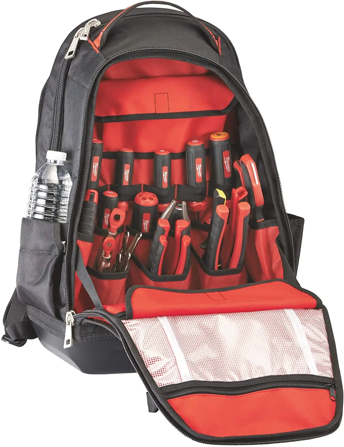 48228200 35 Pocket Jobsite workman Backpack - Red/Black