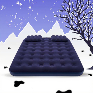 Matelas Gonflable WOQI Convertible Moderne Ultra-épais pour Camping, Extérieur, Parc, Lit d'Appoint avec Oreiller pour <span class=keywords><strong>Deux</strong></span> <span class=keywords><strong>Personnes</strong></span>, Maison, Salon - Product Image 2