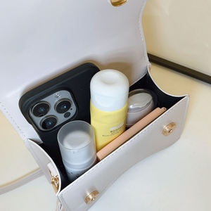 New Korean Fashion Shiny Handbag Elegant Luxury <b>Mini</b> PU Leather Women's <b>Crossbody</b> <b>Bag</b> - Product Image 4