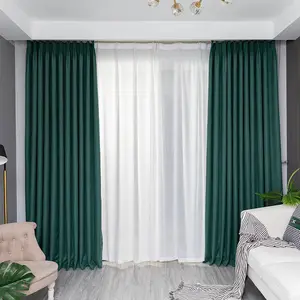 New curtains and bed sheet set 10 pieces valance curtains luxury motorized curtain system