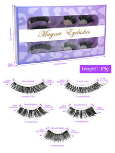 <span class=keywords><strong>Prix</strong></span> d'usine Cils magnétiques effet œil de chat naturel sans colle ni eye-<span class=keywords><strong>liner</strong></span>, vente en gros OEM, cils magnétiques synthétiques effet œil de renard - Product Image 3