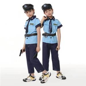 Costume de <span class=keywords><strong>pompier</strong></span> pour Halloween, tenue de fête pour enfants, costume de policier, avocat, pilote, médecin, ouvrier, costumes de jeu de rôle pour enfants - Product Image 5