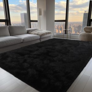 Fournisseur d'usine, tapis de sol doux noirs modernes pour la décoration d'hôtel, tapis pour salon - Product Image 2