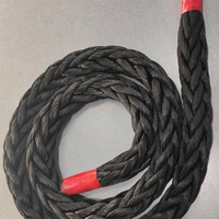 Cordage marin tressé en UHMWPE/HMPE à 8 ou 12 brins, résistant à l'usure, en fibre synthétique, pour remorquage et navigation, 6 mm, 8 mm, 10 mm