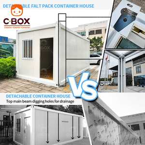 Cbox, bâtiments de dortoir modernes mobiles et détachables à deux étages, logements d'hébergement d'urgence, maison préfabriquée en conteneur à structure modulaire - Product Image 6