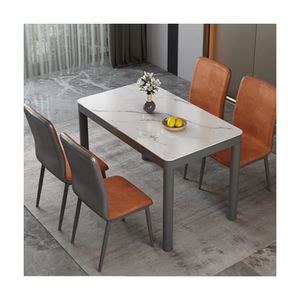 Juego de mesa de comedor de fibra de vidrio Yi moderno clásico barato de 4 plazas/mesa de comedor y silla - Product Image 1
