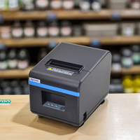 Imprimante thermique de reçus POS Xprinter XP-N160II 80 mm USB 203 dpi Batterie 2000 mAh Prise en charge SDK Garantie 1 an En stock Noir/Blanc