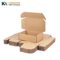 Cajas de Envío Corrugadas con Logotipo Personalizado KAKA, Sobres de Cartón Reciclables, Caja de Embalaje Ecológica para Ropa