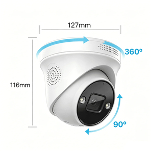 <span class=keywords><strong>Système</strong></span> de caméra de sécurité CCTV <span class=keywords><strong>professionnel</strong></span> 8 canaux, disque dur 2 To, 4 caméras tourelles IP PoE 5MP avec IA, audio et visualisation à distance via application - Product Image 4