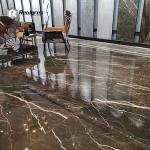 Lớn Tường Gạch Lớn Tấm Gốm Đồ Đá Gốm Tráng Men Sứ Đầy Đủ Cơ Thể Gạch Phòng Khách Tường Tấm Tường Xám Hiện Đại - Product Image 4