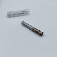 Outils de fraisage CNC en acier rapide K-Tiger, 4 cannelures, revêtement ALTiN, précision 0,002-0,003 mm, pour machines de découpe OEM/ODM