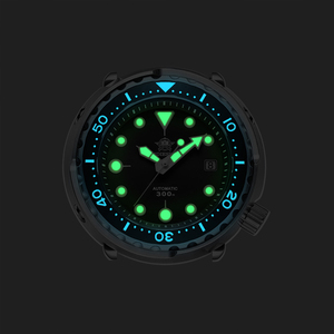ADDIESDIVE AD2522 Reloj de Buceo Automático Negro de Moda, Resistente al Agua hasta 300 m, para Caballeros Modernos - Product Image 3
