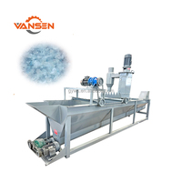 Machine de recyclage de bouteilles en plastique, ligne de recyclage à lavage à chaud pour bouteilles en plastique