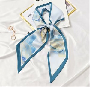 Écharpe d'été pour femmes à la mode et élégante pour <span class=keywords><strong>Amazon</strong></span> Best-seller Bandeau <span class=keywords><strong>en</strong></span> polyester avec nœuds élégants et lettres imprimées - Product Image 6