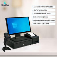Tableta POS Profesional Android de 15.6 Pulgadas con Placa Base RK3566, USB, RJ45 para Servicio e Interacción con el Cliente