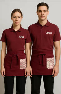 Camisetas Polo de Graduación de Manga Corta Vesbhusha de Alta Calidad, Uniformes de Hotel, 100% Poliéster, Corte Regular, Unisex - Product Image 2