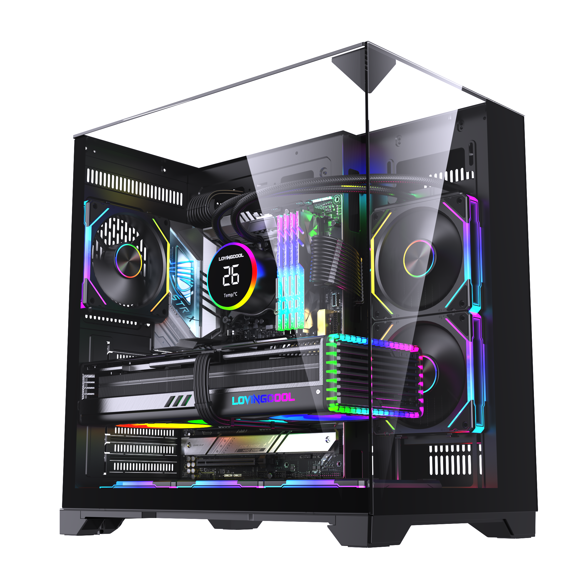 LC-TJ S3 PC Case - Black