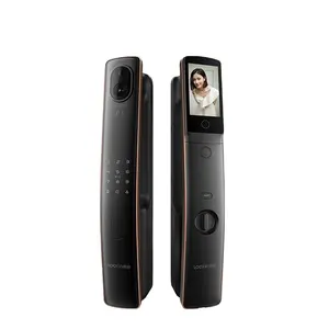 Xiaomi LOCKI N S50M 프로 대형 화면 고양이 눈 잠금 손가락 정맥 인식 스마트 완전 자동 도어 잠금 Xiaomi 스마트 링키지