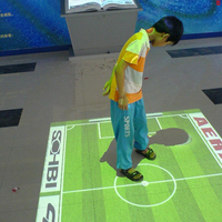 Version de base AR projecteur de projection interactif capteur équipement sol jeux de projection interactifs pour parc d'attractions