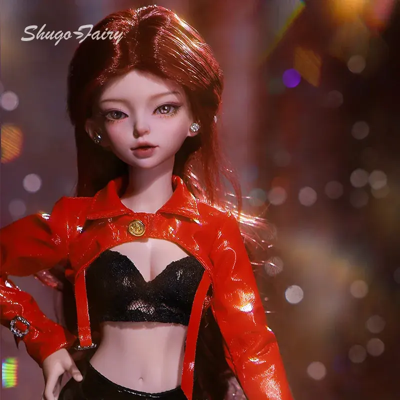 Minifee tubuh Iset boneka Bjd 1/4 Fullset Hot Girl mode desainer kampus mode acara mainan Resin bola bersendi boneka Shugafairy