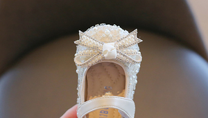 Zapatos brillantes para niños y niñas, zapatos de princesa con diamantes de imitación y perlas, y boda para fiesta, nuevos - Product Image 5