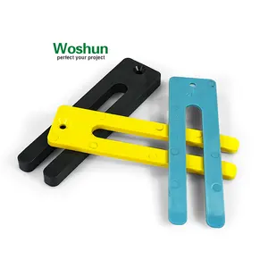 140x38mm PP PE Plastic Flat Shims China Supplier Coloured Plastic Packer Structural Tile Plastic Shims for Leveling