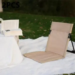 Chaise de camping pliable en gros pour extérieur, jardin, parc, avec dossier et coussin, idéale pour pique-nique et plage - Product Image 3