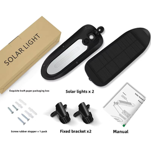 Lampe solaire murale de sécurité LED étanche IP65 en ABS, télécommandée et à intensité variable, lumière du jour 6000K, angle de faisceau 120° - Product Image 3