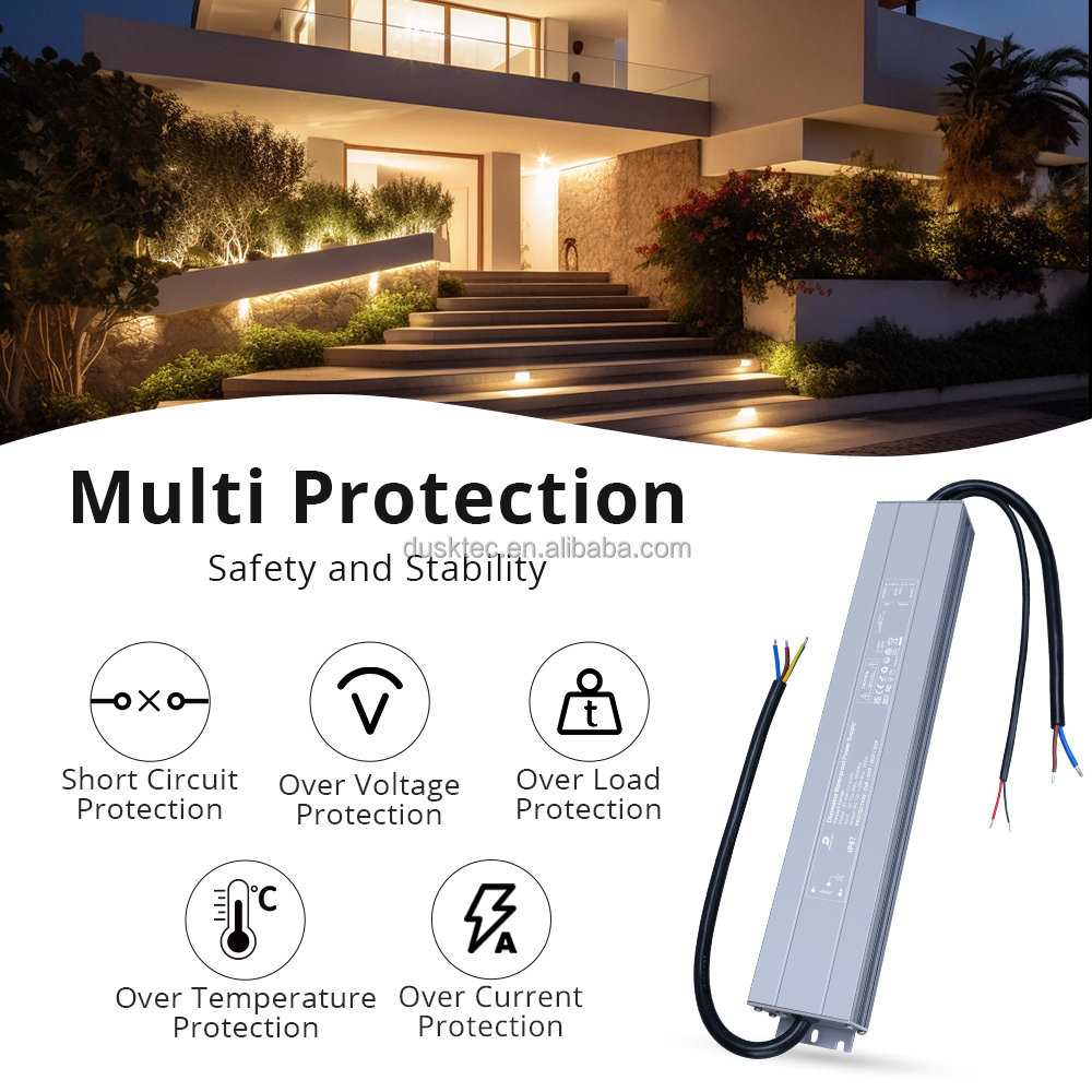 400W 300W 200W Constant Voltage 0.75A-33.33A TRIAC Dimmable Transformer 12V 24V Waterproof Led Power Supply Driver