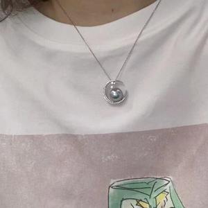 Collar de Perlas de Agua Dulce de 3-4 mm, Color Oro Triturado, 14k, Casi Redondas, para Mujer, 40+5 cm, para Abrigos, Zhuji 2025 - Product Image 4