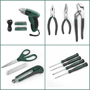 Kit d'outils ménagers Hi-Spec de 125 pièces avec tournevis électrique et batterie lithium rechargeable pour réparations domestiques et bricolage - Product Image 5