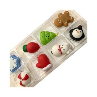 Calendrier de l'Avent Squishies en Caoutchouc Noël 2026 – Jouet à Presser – Emballage Cadeau – 14 Ans et Plus