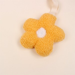 Anneau de dentition pour bébé <span class=keywords><strong>personnalisé</strong></span>, jouet en peluche <span class=keywords><strong>avec</strong></span> fleurs en fourrure Teddy parfait Photo Props, pendentif de sucette pour bébé - Product Image 5