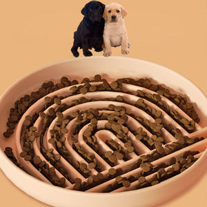 Baifu matras makan anjing tahan air bebas BPA, tatakan mangkuk air & makanan hewan peliharaan silikon dengan tepi terangkat mencegah tumpahan - Product Image 6