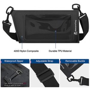 Bolsa Impermeable con Cierre Hermético de TPU para Deportes de Voleibol en la Playa, para Guardar Botellas de Agua, Rodilleras y Toallas - Product Image 6