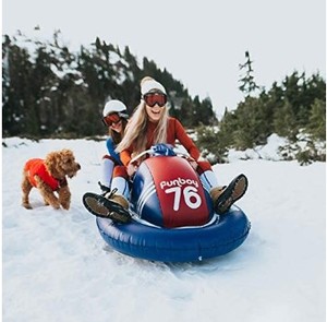 Tube de ski gonflable commercial personnalisé en polyester à fond rigide, <span class=keywords><strong>pliable</strong></span>, antidérapant, pour enfants, sports d'hiver, <span class=keywords><strong>luge</strong></span> - Product Image 2