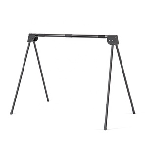 Porte-vélos vertical pliable pour 3 vélos-Support de sol peu encombrant, rangement au sol intérieur - Product Image 2