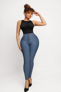 Servizio personalizzato Jeans da donna corsetto a compressione addominale Leggings corsetti a vita alta Leggings da allenamento in vita - Product Image 4